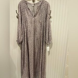 NWT Johnny Was Calme Beautiful Animal Print Night Dress!